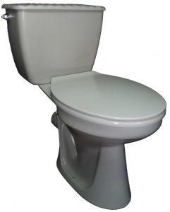 flanell Stand-WC-Kombination mit Spülkasten Bild 1