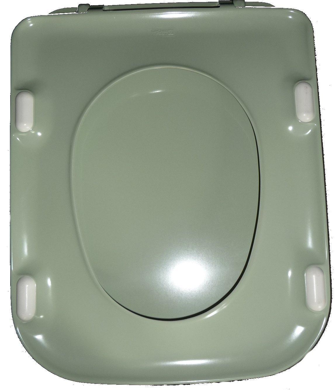 kaspischgrün WC-Sitz Tonca von unten