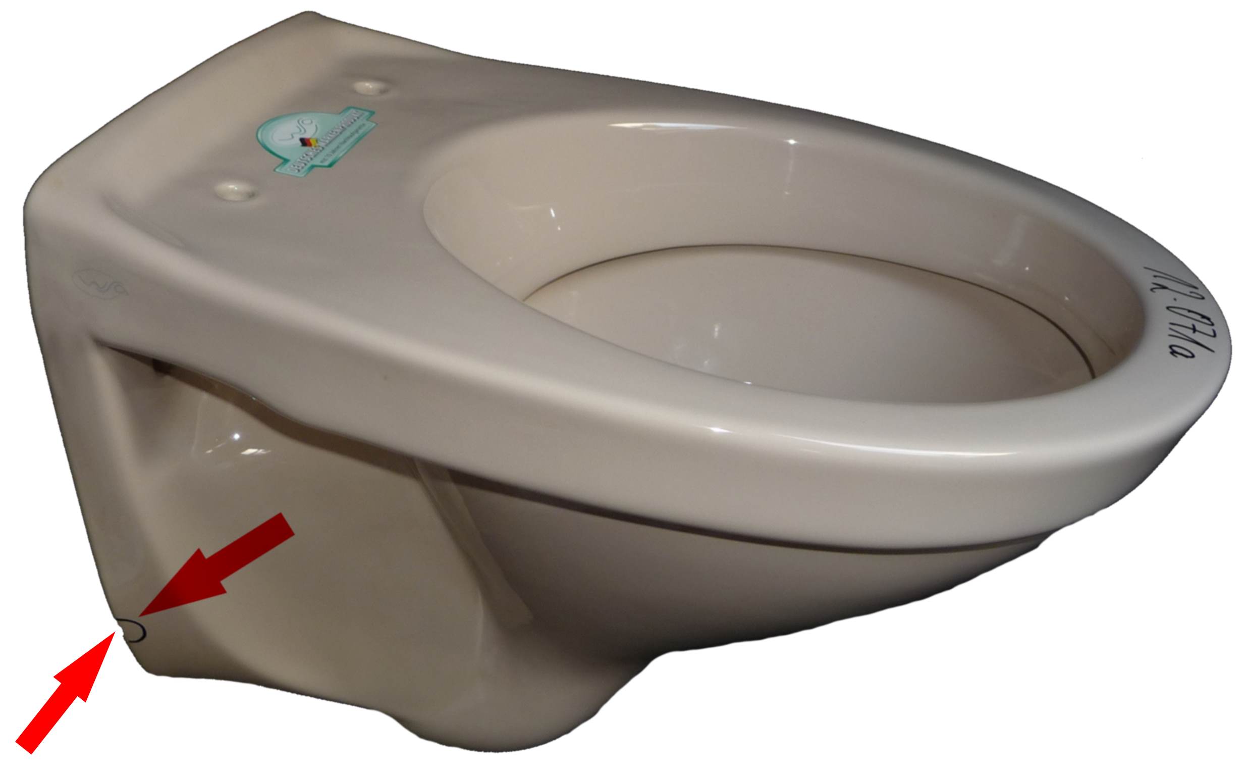 Haro WC Sitz Softclose Wand WC bahamabeige beige Tiefspüler 